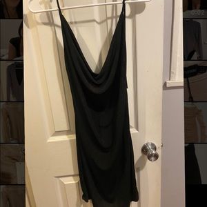 Black Backless Dress